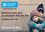 „Wystarczy jeden gest, by podarować dzieciom dom”. Przekaż swój 1% na rzecz Stowarzyszenia SOS Wioski Dziecięce